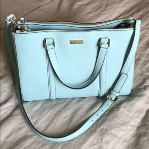 Kate Spade New York purse / tote bag - light blue